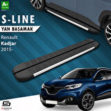 S-Dizayn Renault Kadjar S-Line Aluminyum Yan Basamak 173 Cm 2015-2022 A+ Kalite