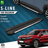 S-Dizayn Suzuki SX4 2 S-Cross S-Line Krom Yan Basamak 173 Cm 2014-2021 A+ Kalite