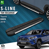 S-Dizayn Toyota RAV 4 5 S-Line Krom Yan Basamak 173 Cm 2018 Üzeri A+ Kalite