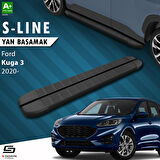 S-Dizayn Ford Kuga 3 S-Line Siyah Yan Basamak 183 Cm 2020 Üzeri A+ Kalite
