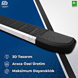 S-Dizayn VW Touareg S-Line Aluminyum Yan Basamak 193 Cm 2002-2010 A+ Kalite