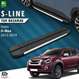 S-Dizayn Isuzu D-Max 2 S-Line Aluminyum Yan Basamak 203 Cm 2012-2019 A+ Kalite