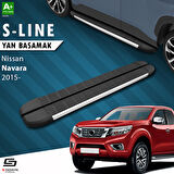 S-Dizayn Nissan Navara 3 S-Line Aluminyum Yan Basamak 203 Cm 2015 Üzeri A+ Kalite