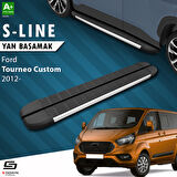 S-Dizayn Ford Tourneo Custom Uzun Şase S-Line Aluminyum Yan Basamak 243 Cm 2012-2023 A+ Kalite