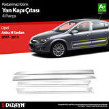 S-Dizayn Opel Astra H SD Krom Yan Kapı Çıtası 4 Prç 2008-2013