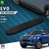 S-Dizayn Isuzu D-Max 3 Evo Siyah Yan Basamak 203 Cm 2019 Üzeri A+ Kalite