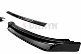 S-Dizayn VW Polo 6 ABS Plastik Ön Tampon Alt Lip 3 Prç. 2017-2021 A+Kalite
