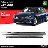 S-Dizayn Opel Astra J HB Krom Cam Çıtası 4 Prç 2010-2015