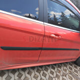 S-Dizayn Ford Fiesta ABS Plastik Yan Kapı Koruma Çıtası 2009-2017 A+ Kalite