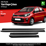 S-Dizayn Kia Picanto ABS Plastik Yan Kapı Koruma Çıtası 2020-2023 A+ Kalite