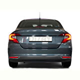 S-Dizayn Fiat Egea SD Krom Arka Tampon Difüzör Çıtası 3 Prç. 2015-2020