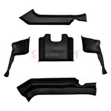 S-Dizayn Dacia Duster 2 Halı Kenar Kaplama Seti 2018-2023 5 Prç A+ Kalite