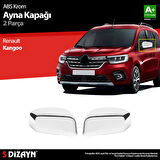 S-Dizayn Renault Kangoo 3 ABS Krom Ayna Kapağı 2 Prç 2021 Üzeri