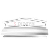 S-Dizayn VW Transporter T5 Kısa Şase Krom Cam Çerçeve Seti 2003-2015 Tek Sürgü A+ Kalite