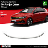 S-Dizayn Fiat Egea HB Krom Ön Panjur Çıtası 2020 Üzeri Mat Krom A+ Kalite