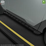 S-Dizayn Hyundai Bayon S-Plus Siyah Yan Basamak 173 Cm 2021-2024 A+ Kalite