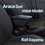 S-Dizayn VW Polo 6 Makyajlı Kol Dayama Kolçak ABS Vidalı Siyah 2021 Üzeri A+ Kalite