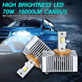 Led far ampulü D5S/R 70W 16000LM 6000K Beyaz CANBUS 12V / LAAM928-tk