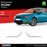 S-Dizayn Seat Leon Krom Sis Farı Çerçevesi 2 Prç. 2013-2016