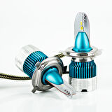 Space Led Far Ampulü Şimşek Etkili H4 4800LM / LAAM840