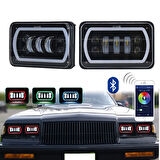 Space Sis lambası 5 inç kare 12-32v set/ LASS307