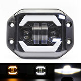 Space Offroad sis lambası beyaz amber gündüz ledli adet/ LASS349