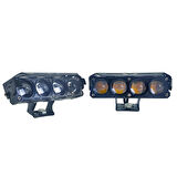 Space Offroad sis lambası 12.6 x 5 x 3.5 cm sarı beyaz - mavi gündüz ledli çakarlı 12-60v set LASS370