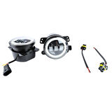 Space Offroad sis lambası 4inç beyaz-turuncu angelli set / LASS373