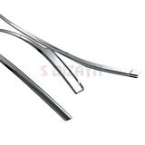 S-Dizayn VW Passat B8 Krom Ön Tampon Alt Çıtası 3 Parça 2015-2019