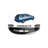 VW Golf 6 Arka Tampon Eşiği Krom SW 2009-2012
