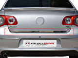 VW Passat 3C B6 Bagaj Alt Çıta Krom 2005-2011