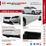 Seat Leon 3 5F Sis Farı Çerçecesi 2 Prç Krom 2013-2015