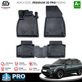 S-Dizayn Renault Duster E-Tech Full Hybrid 3D Pro Havuzlu Paspas 2024 Üzeri A+ Kalite