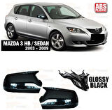 Mzd 3 Batman Ayna Kapağı Piano Black / 2003-2009