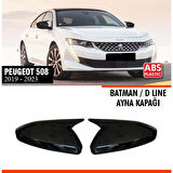 508 Batman Ayna Kapağı Piano Black / 2019-2023
