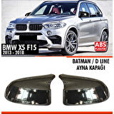 X5 F15 Batman Ayna Kapağı Piano Black / 2013 - 2018