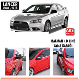 Lancer Batman Ayna Kapağı Piano Black / 2008-2013