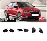 Fabia Mk3 Batman Ayna Kapağı Piano Black / 2015-2021 (Sinyalli)