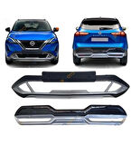 Nissan Qashqai Uyumlu 2021 Sonrası Ön Arka Tampon Koruma Difüzör