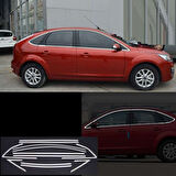 Ford Focus Uyumlu Hatchback 2005 2010 Cam Çıtası Krom