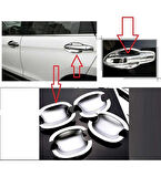 Hyundai Tucson Uyumlu 2004 2014 Dış Kapı Kolu İç Kaplama Abs (Plastik) Krom