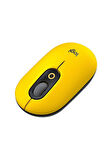 Logitech Pop Emoji Kablosuz Optik Mouse Sarı