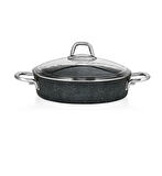 Lavonni 30 Cm Metal Sap Granit Basık Tencere