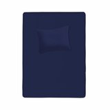 %100 Pamuklu Bebek Aparalı Çarşaf 115x150 + Bebek Yastık Kılıfı 35x45