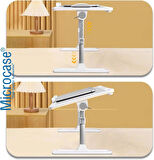 Microcase Yükseklik ve Eğim Ayarlı Masa ve Sehpa Ayak Takımı 2 Adet - BEYAZ AL5055