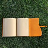 Liber Deri Ciltli Defter A5 Camel
