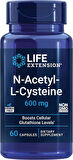Life Extension N-Acetyl-L-Cysteine Liver Health NAC 600 mg 60 Caps