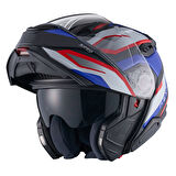 X.LIFETOUR PRO MILE MAT MAVİ-KIRMIZI KASK