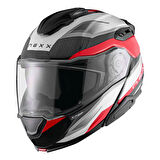 X.LIFETOUR PRO MILE BEYAZ-KIRMIZI KASK