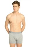 Erkek Gri Likralı Elastan Boxer 10'lu Paket